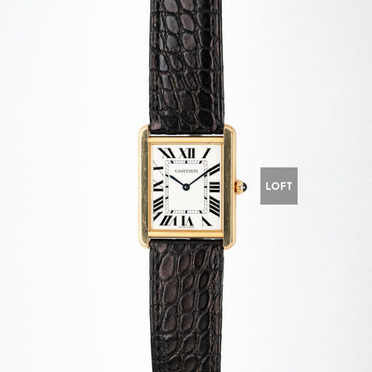 Cartier Tank Solo 3167 Quartz Yellow Gold 28 mm