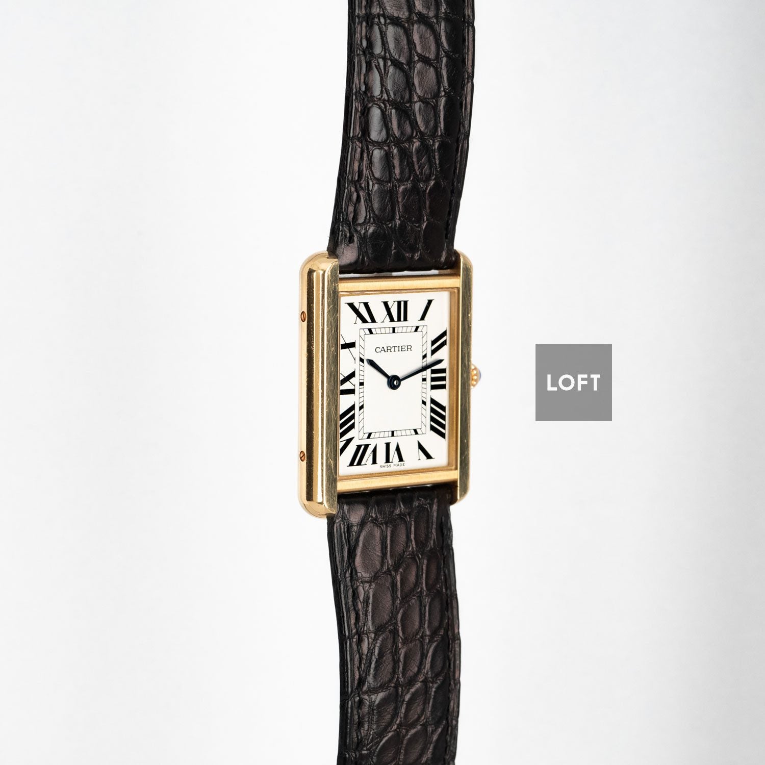 Cartier Tank Solo 3167 Quartz Yellow Gold 28 mm