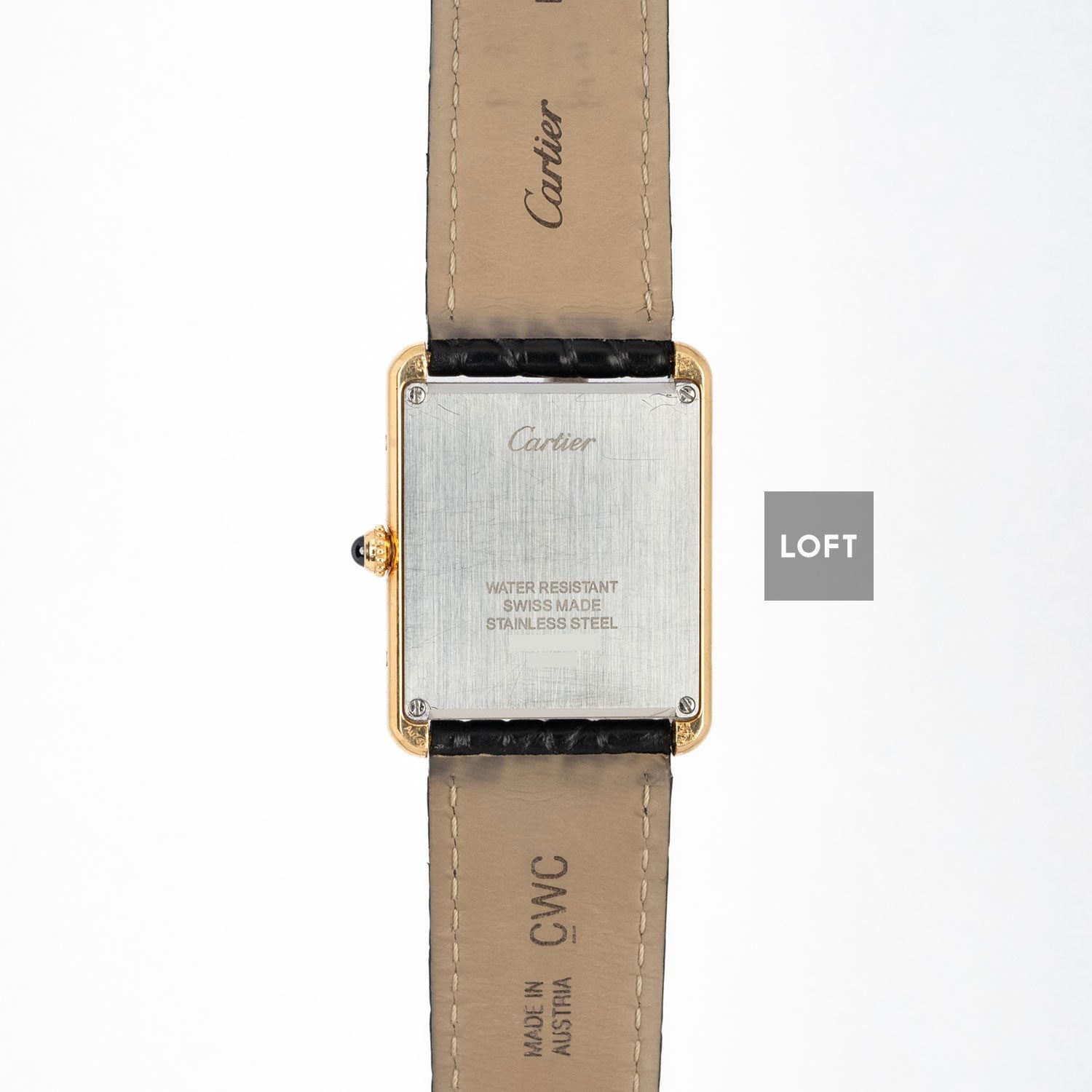 Cartier Tank Solo 3167 Quartz Yellow Gold 28 mm