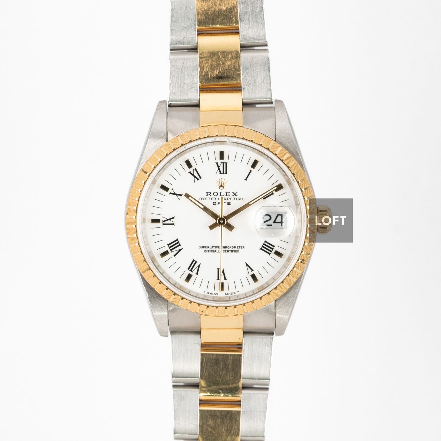 Rolex Oyster Perpetual Date Steel / Yellow Gold 34 mm