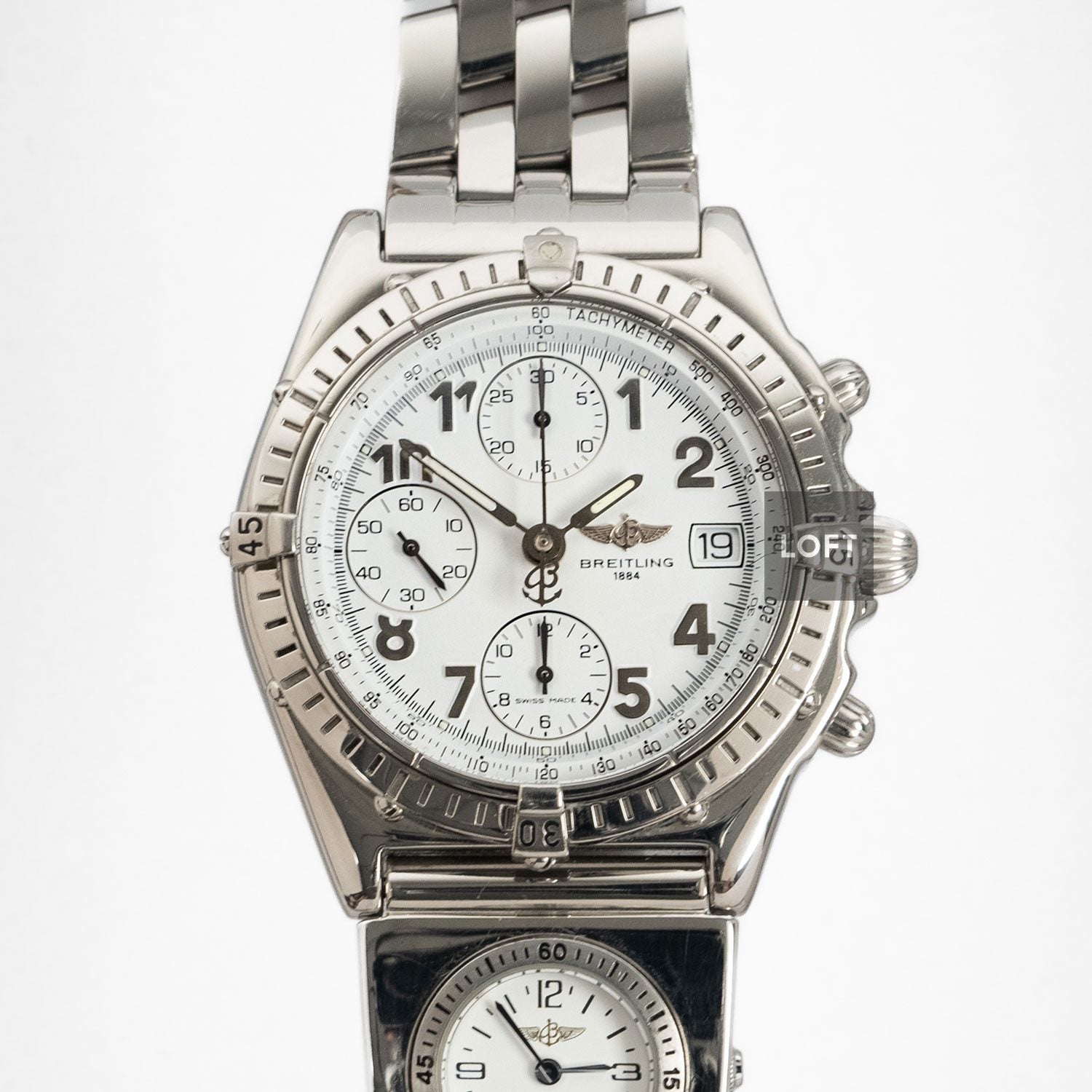 Breilting Chronomat Chronograph White Dial 39 mm