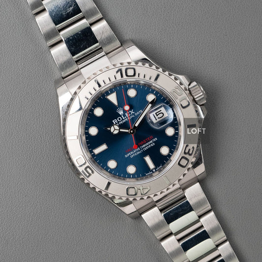 Rolex Yacht-Master Oystersteel / Platinum Blue Dial 40 mm