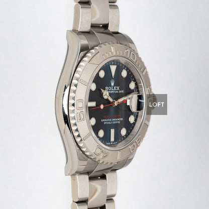 Rolex Yacht-Master Oystersteel / Platinum Blue Dial 40 mm