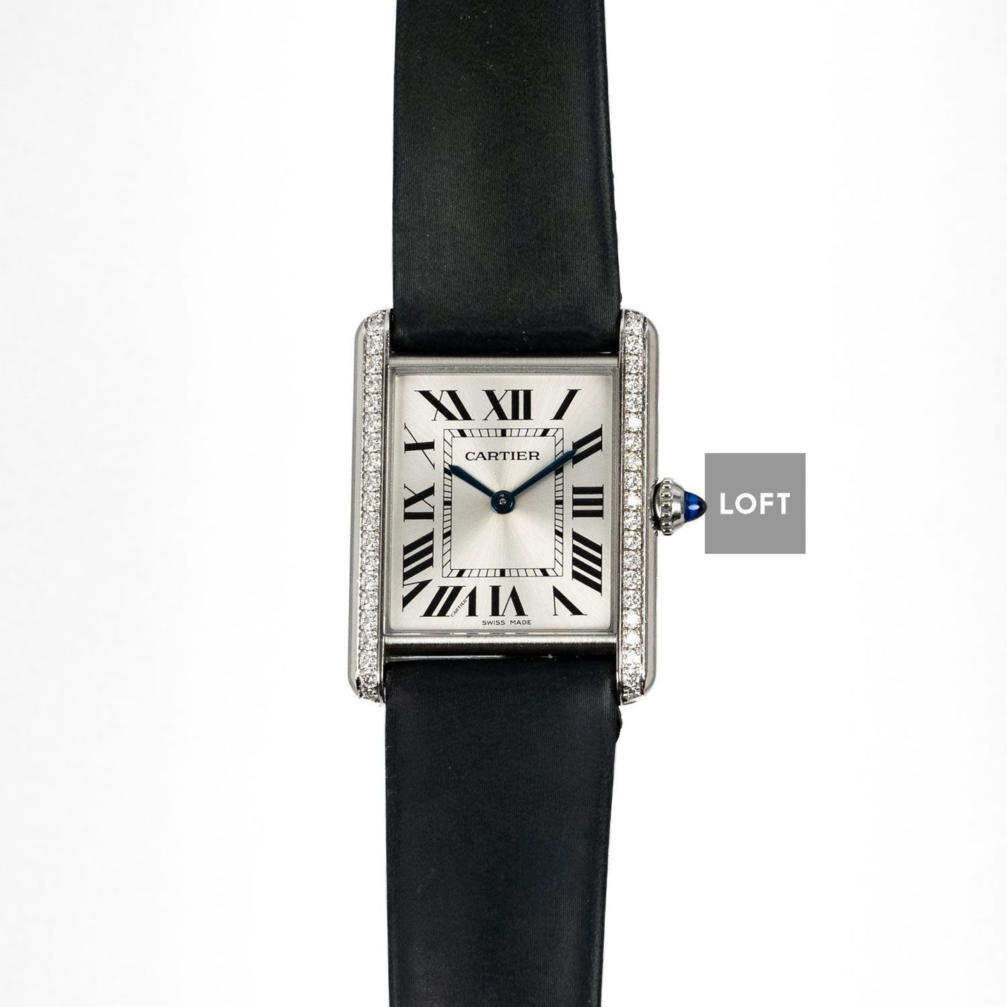 Cartier Tank Must Quartz Steel/Diamonds 25,5 mm