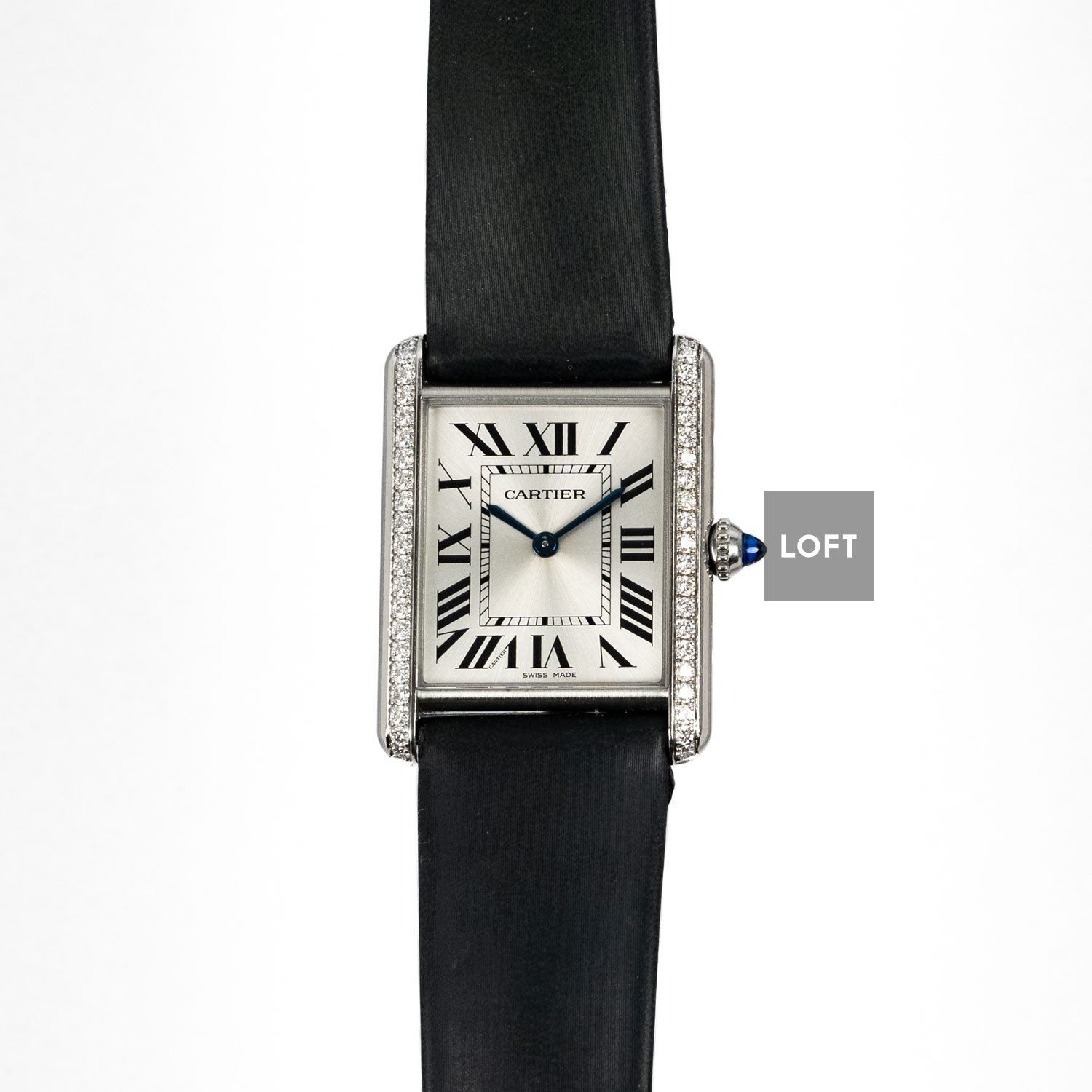 Cartier Tank Must Quartz Steel/Diamonds 25,5 mm