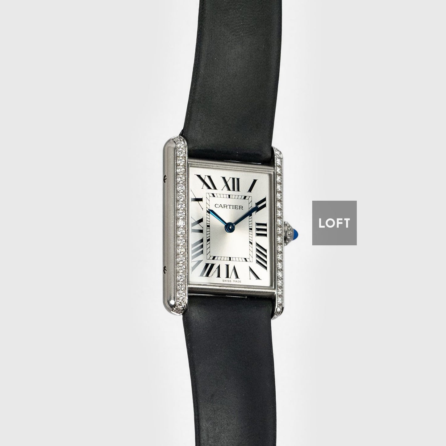 Cartier Tank Must Quartz Steel/Diamonds 25,5 mm
