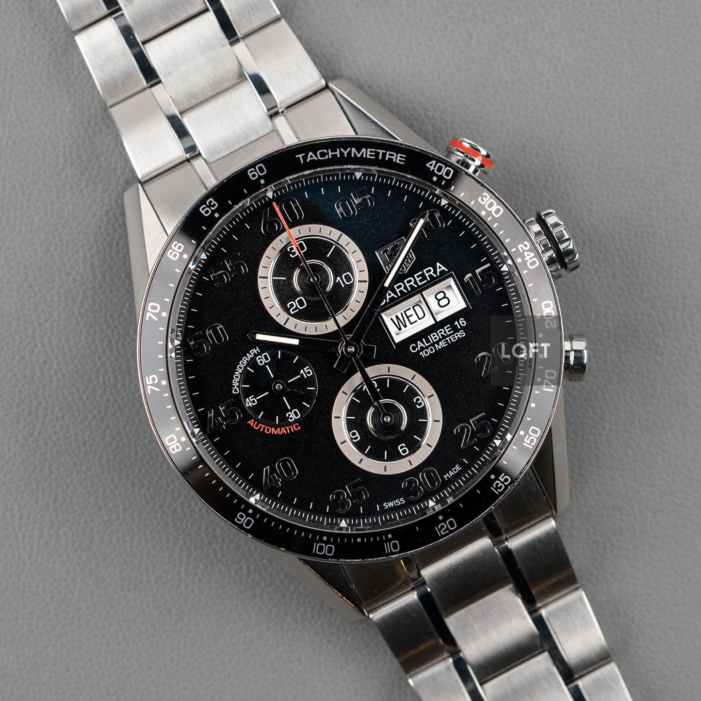 TAG Heuer Carrera Calibre 16 Day Date Automatic Chronograph 43 mm