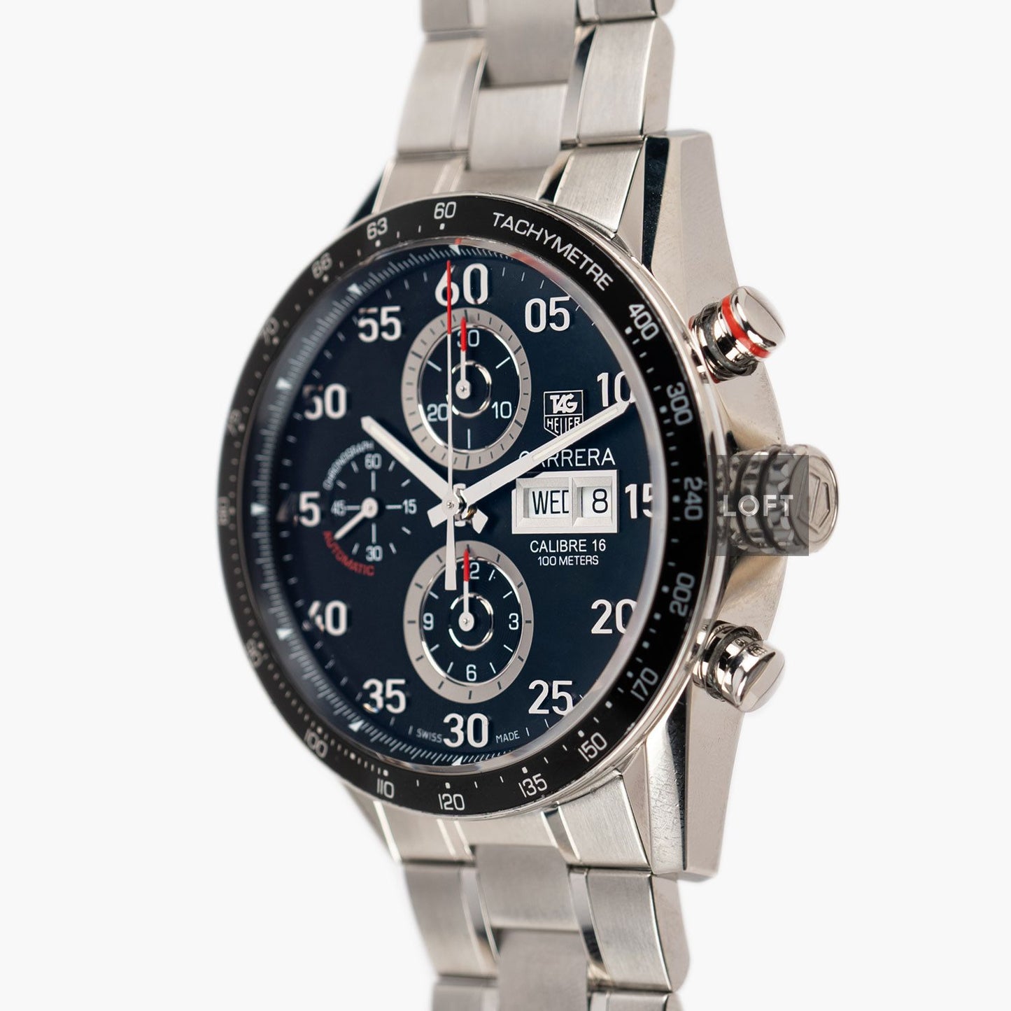 TAG Heuer Carrera Calibre 16 Day Date Automatic Chronograph 43 mm