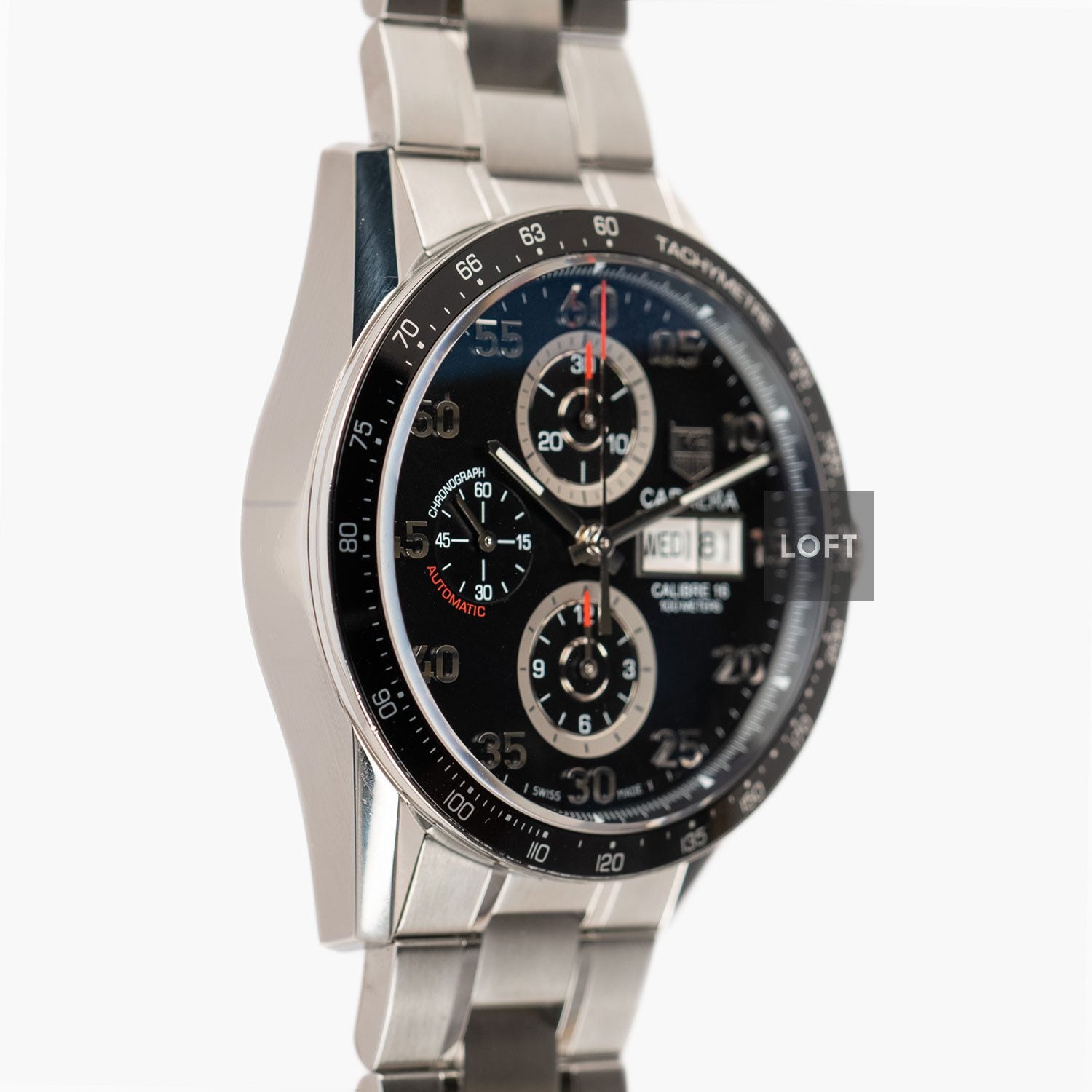 【美品】【日本限定品】TAG Heuer Carrera Calibre 16 Tag Heuer Carrera Calibre 16 Chronograph Rubber Strap | New