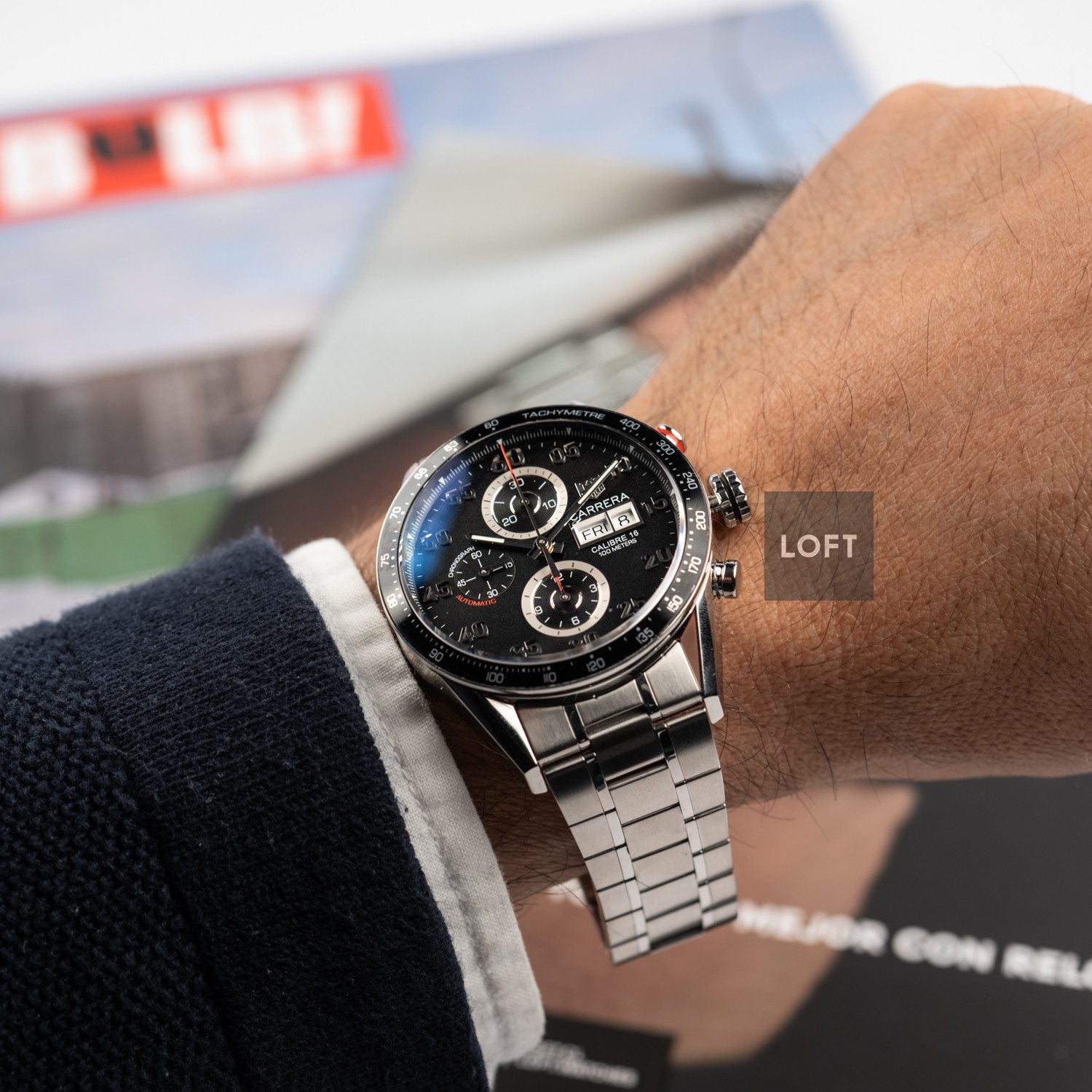 TAG Heuer Carrera Calibre 16 Day Date Automatic Chronograph 43 mm