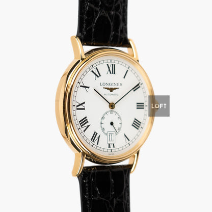 Longines Présence Automatic Small Seconds Yellow Gold 38,5 mm
