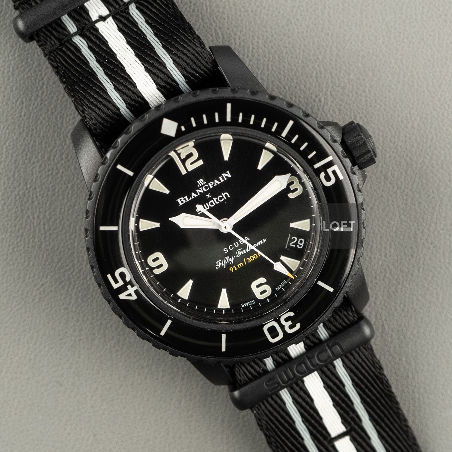 Swatch Bioceramic Scuba Fifty Fathoms Ocean of Storms 42,3 mm