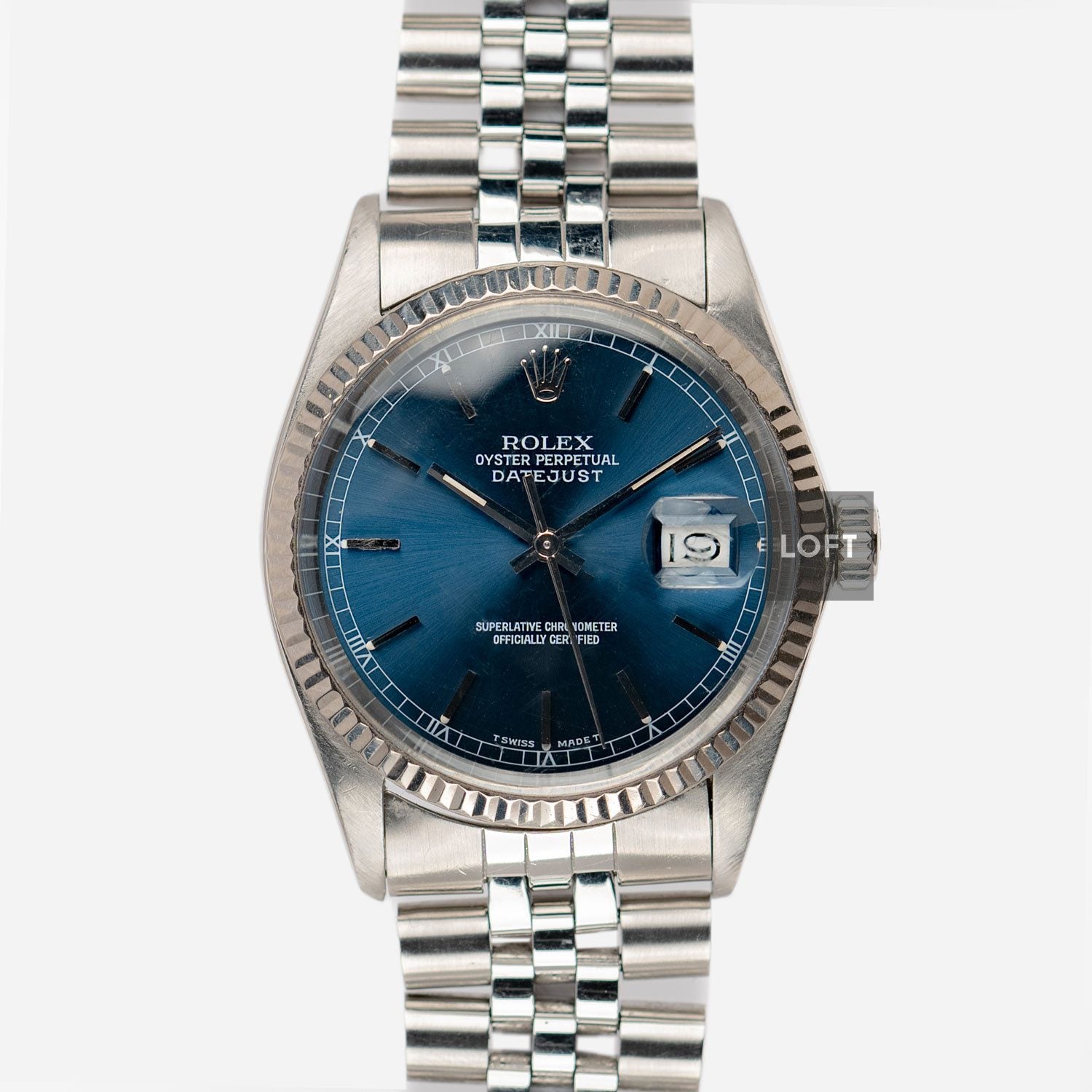 Rolex Datejust Blue Dial Jubilee Bracelet 36 mm