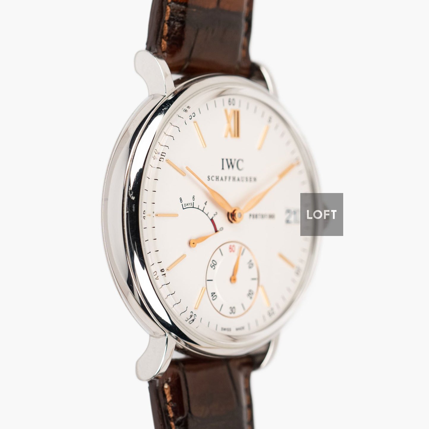IWC Portofino Handwound 8 Days Power reserve 45 mm