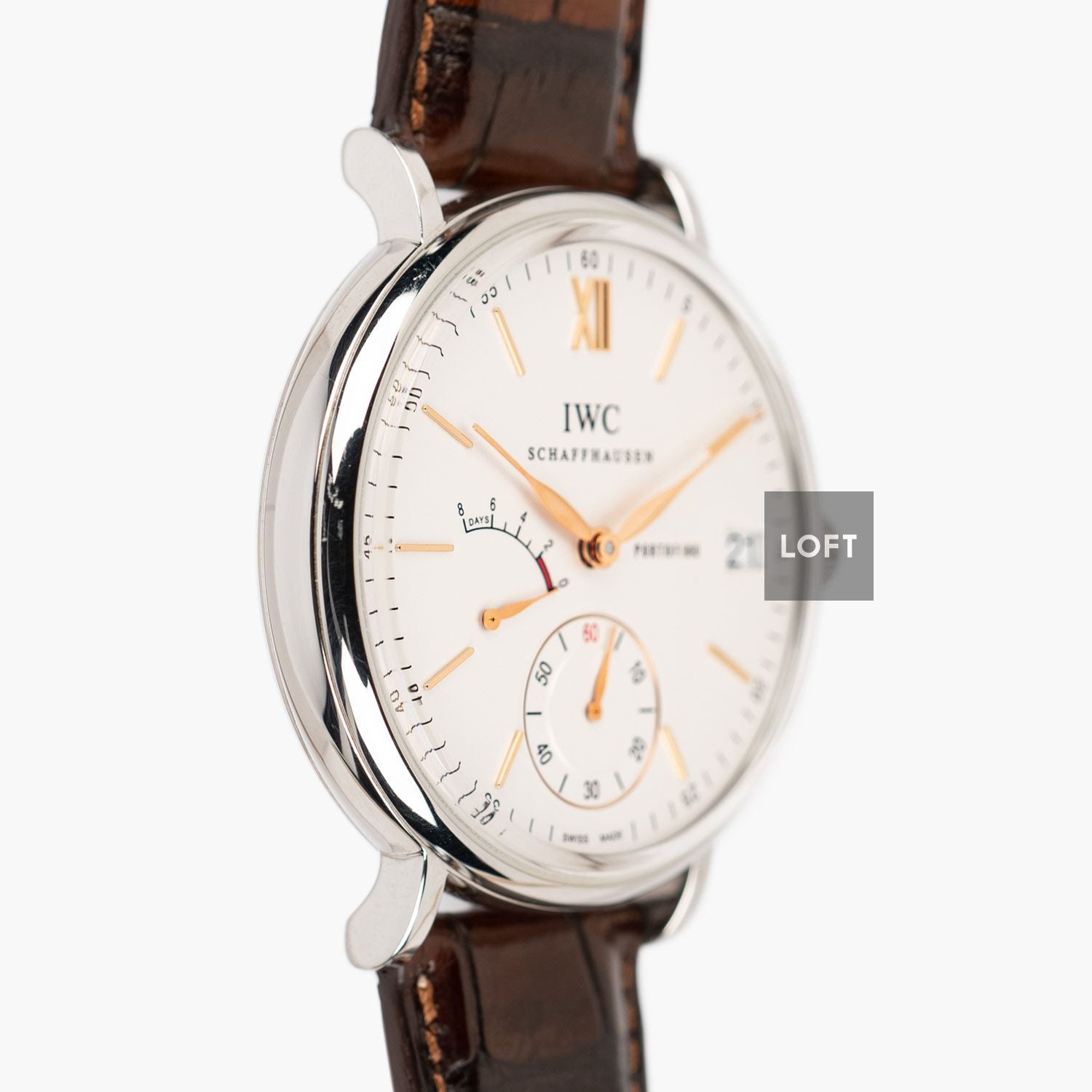 IWC Portofino Handwound 8 Days Power reserve 45 mm