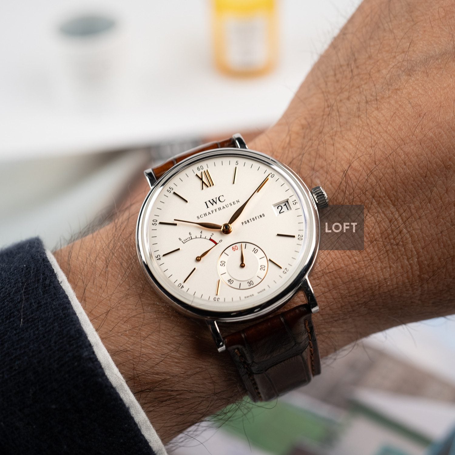 IWC Portofino Handwound 8 Days Power reserve 45 mm
