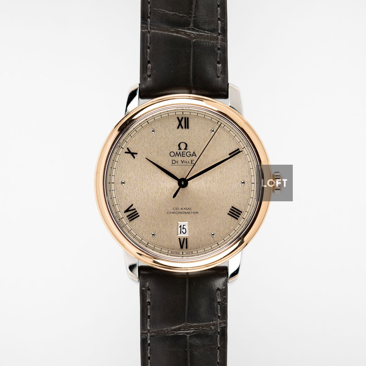 Omega De Ville Prestige Steel and Gold 39,5mm