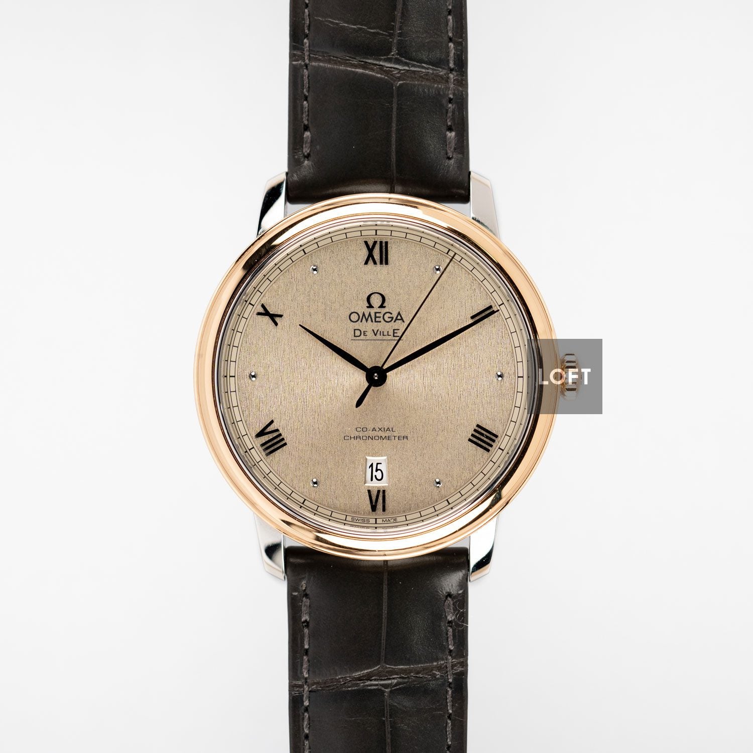 Omega De Ville Prestige Steel and Gold 39,5mm