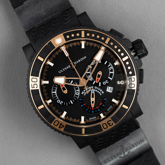 Ulysse Nardin Maxi Marine Diver Black Sea Chronograph 45,8 mm