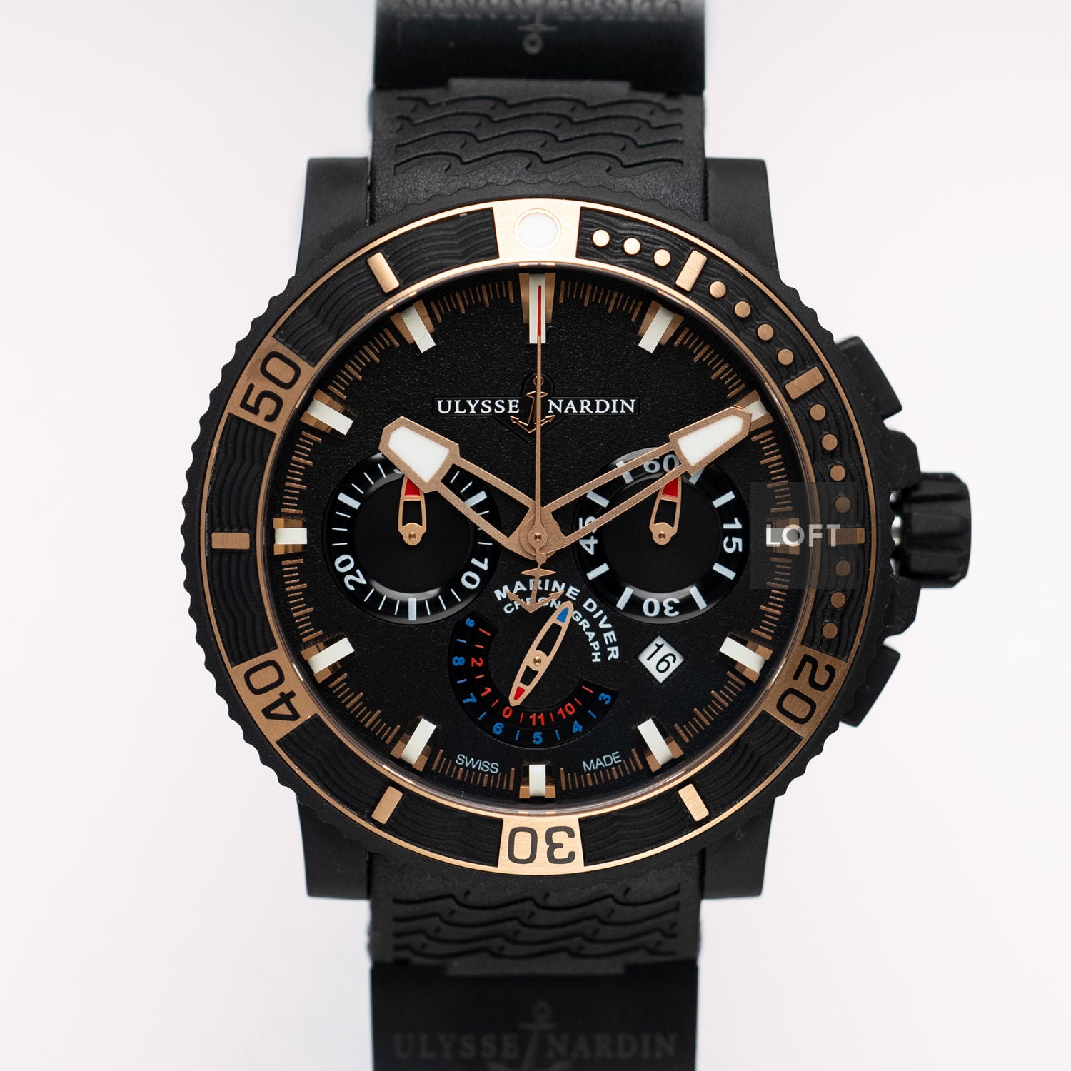 Ulysse Nardin Maxi Marine Diver Black Sea Chronograph 45,8 mm