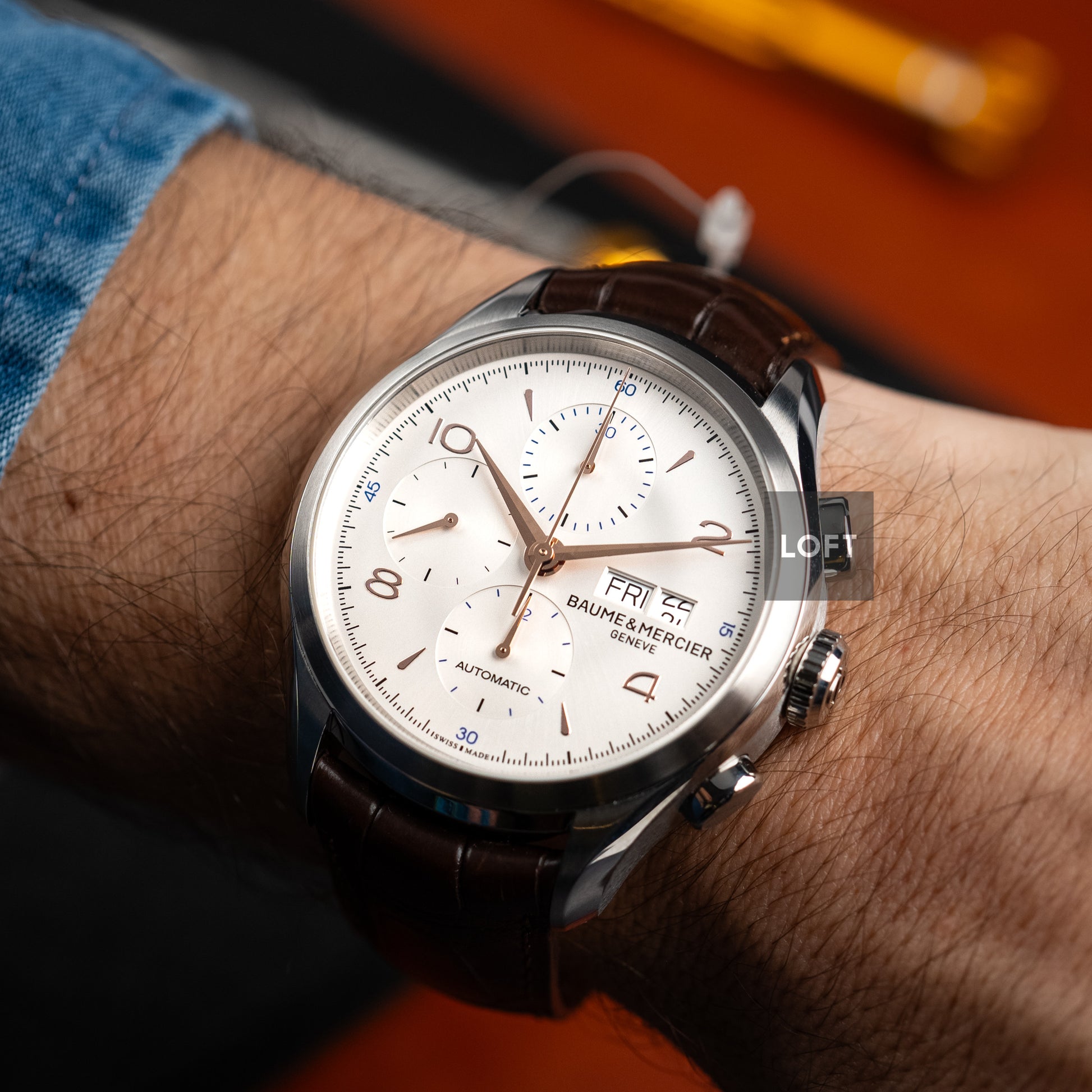Baume & Mercier Clifton Chornograph Automatic Day-Date 43 mm