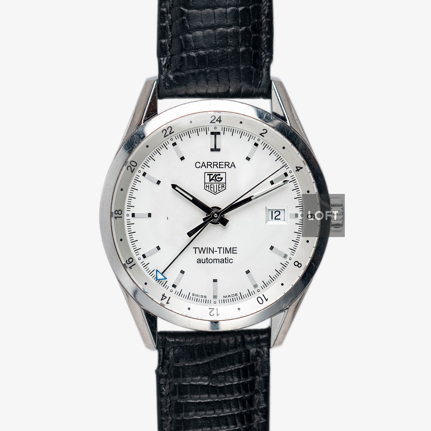 TAG Heuer Carrera Calibre 7 Twin Time Automatic 39 mm