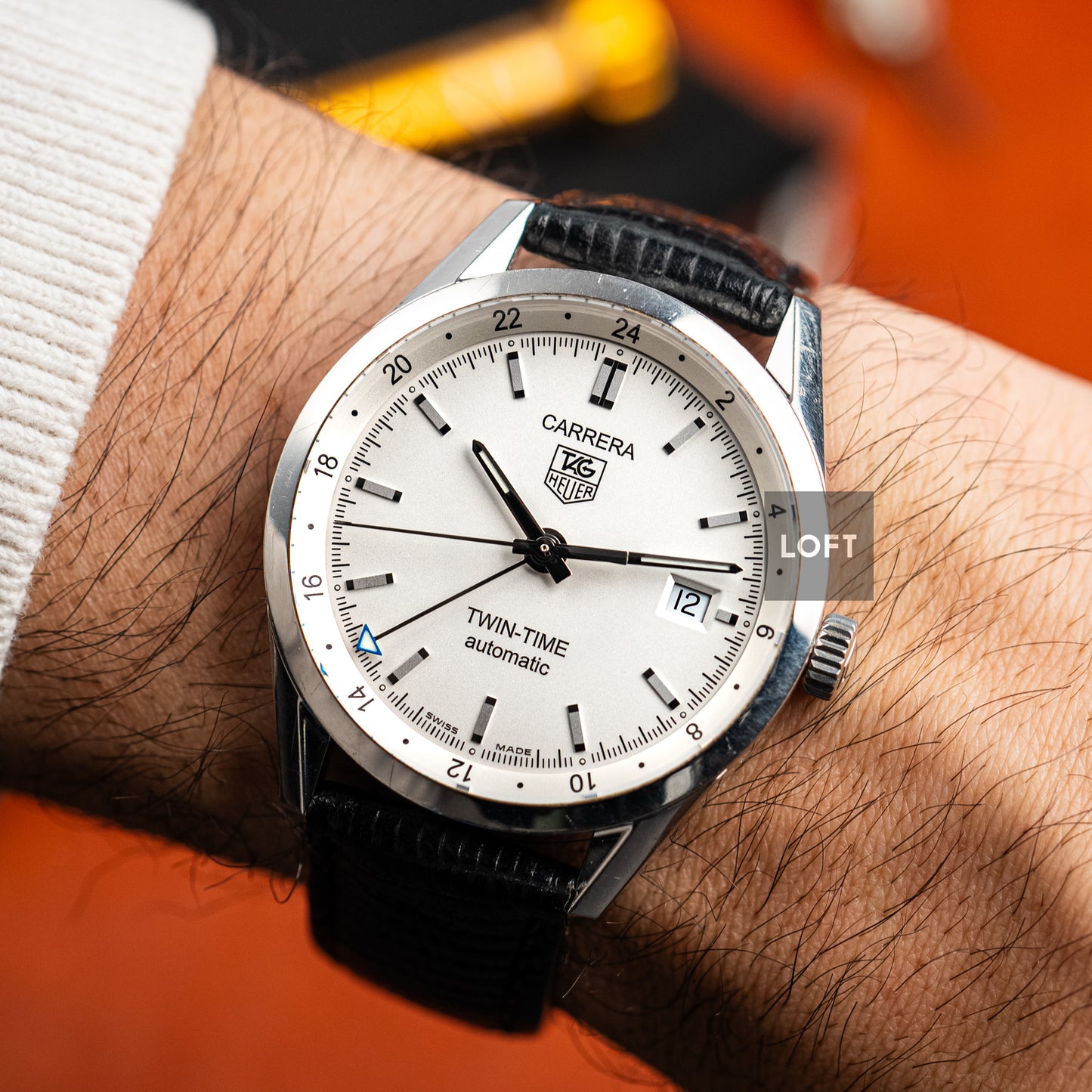 TAG Heuer Carrera Calibre 7 Twin Time Automatic 39 mm