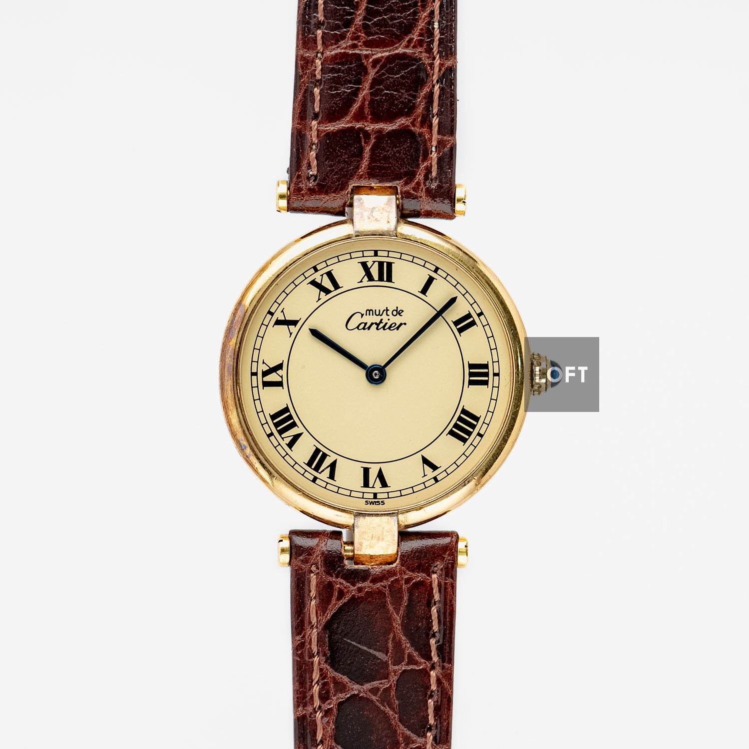 Cartier Must Vendôme Quartz Gold Plated 30 mm