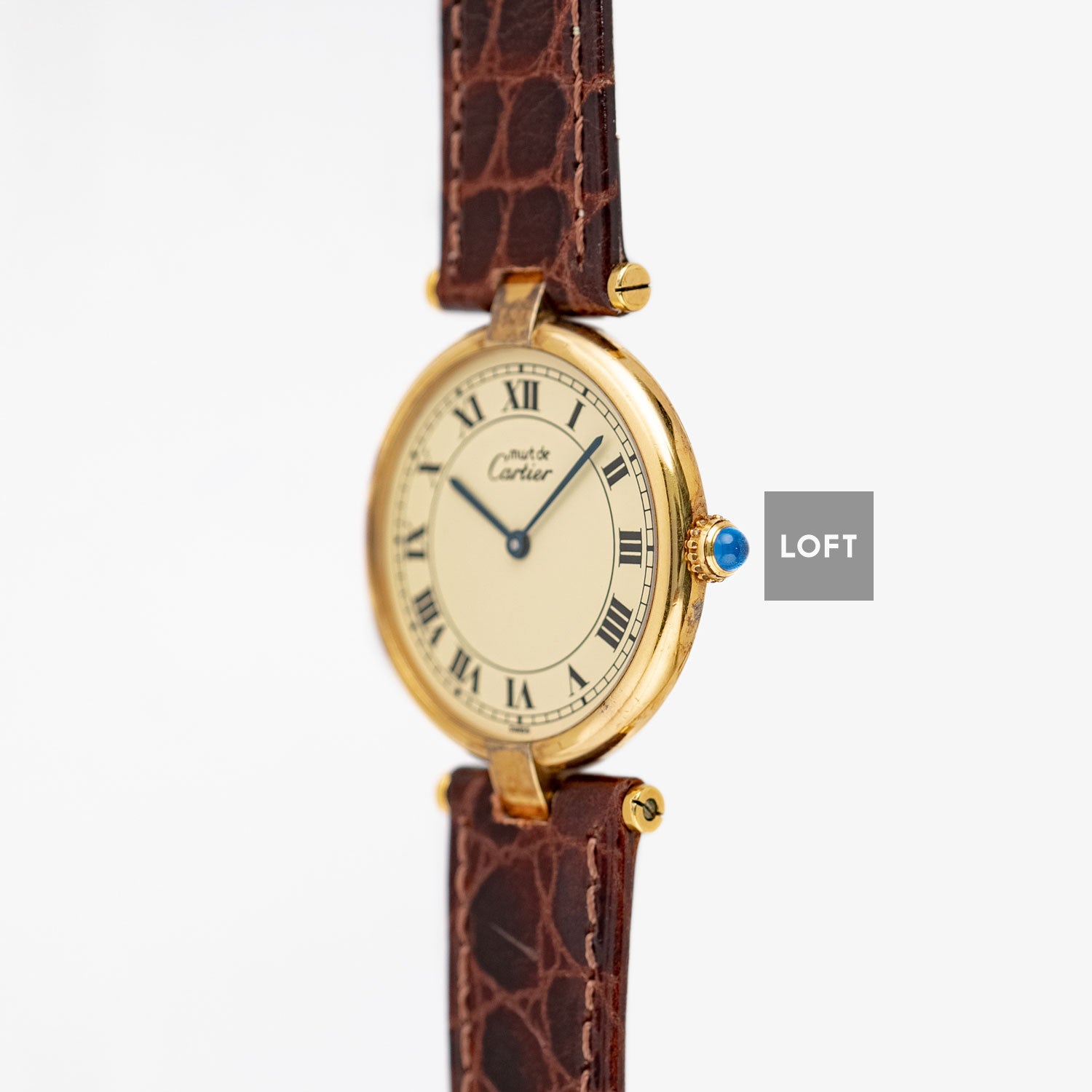 Cartier Must Vendôme Quartz Gold Plated 30 mm