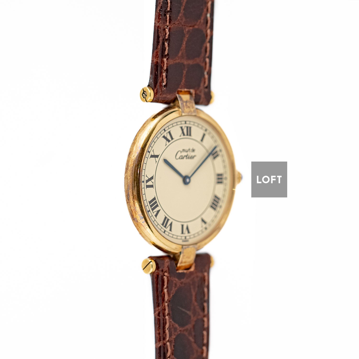 Cartier Must Vendôme Quartz Gold Plated 30 mm