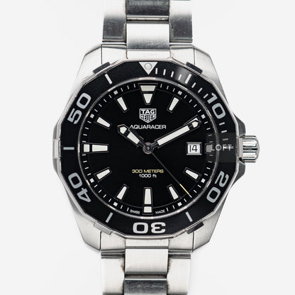 TAG Heuer Aquaracer 300M Quartz Date Black Dial 41 mm