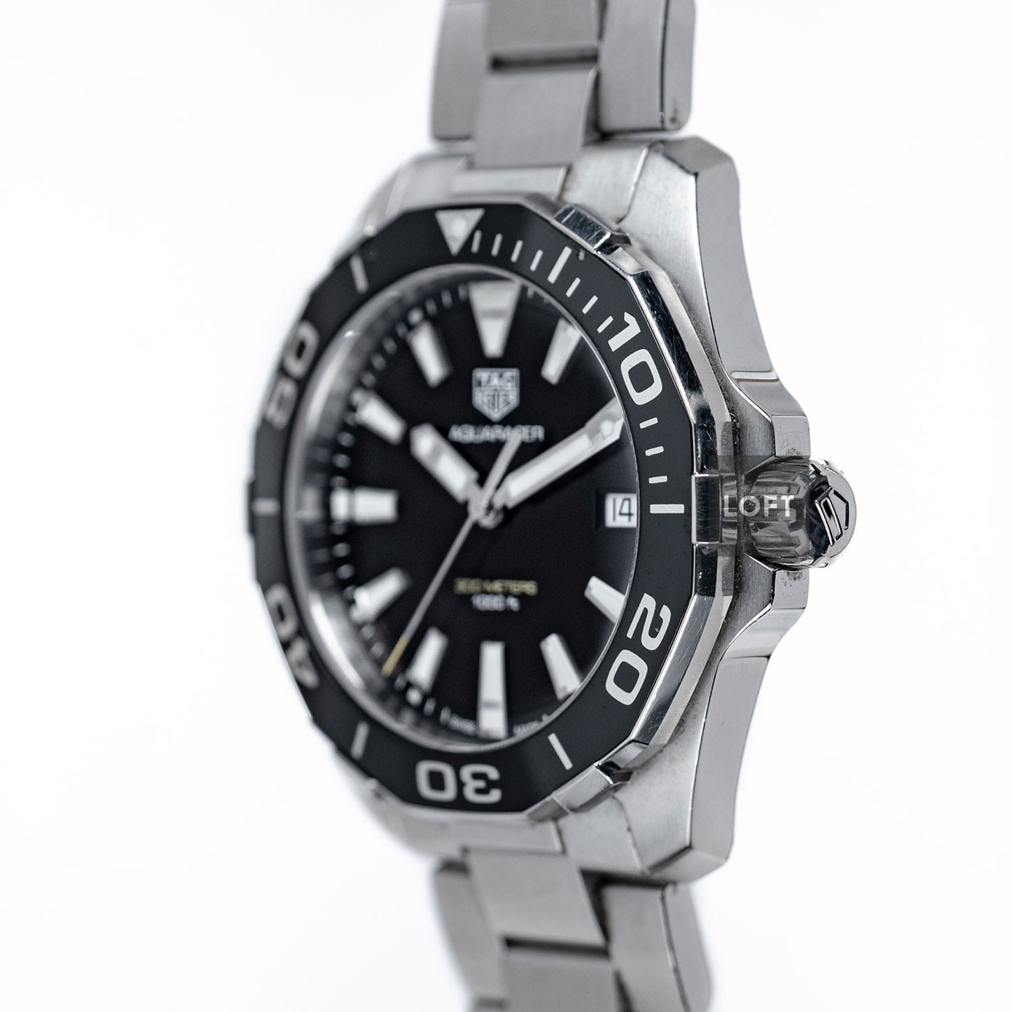 TAG Heuer Aquaracer 300M Quartz Date Black Dial 41 mm