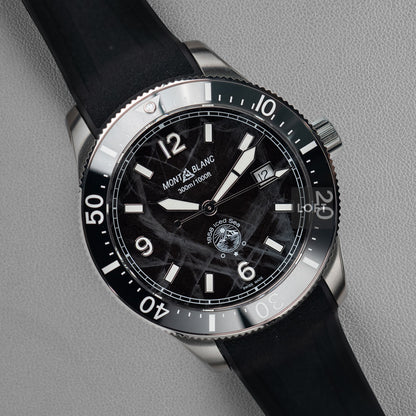 Montblanc 1858 Iced Sea Automatic Date 300 m 41 mm