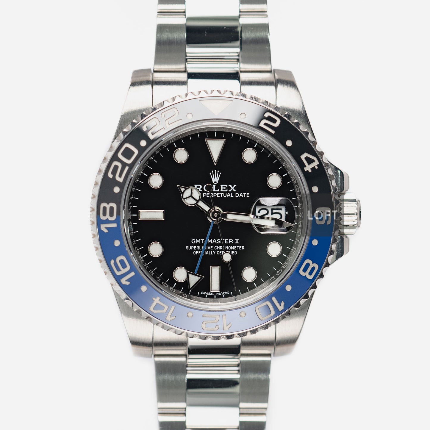 Rolex GMT-Master II 116710 Batman Oyster Bracelet 40 mm