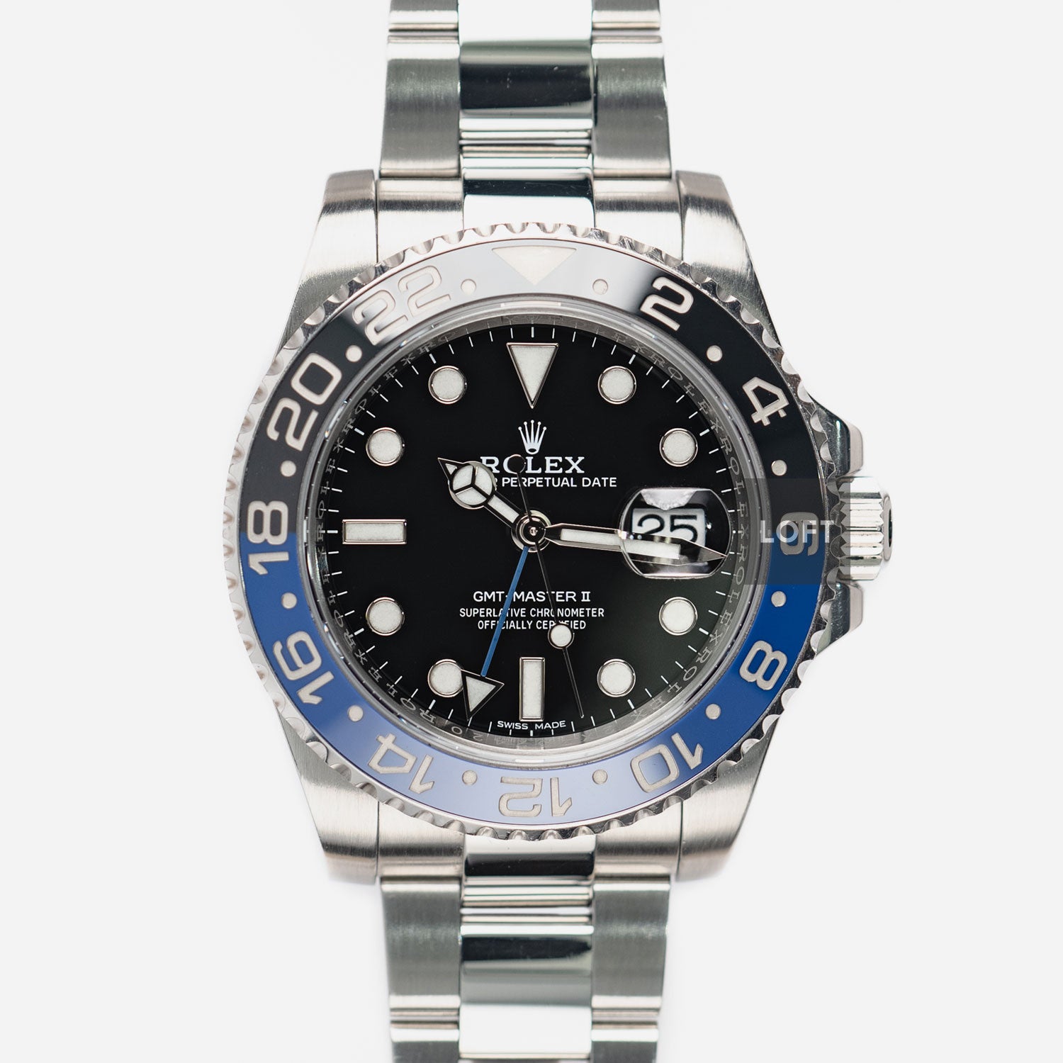 Rolex GMT-Master II 116710 Batman Oyster Bracelet 40 mm