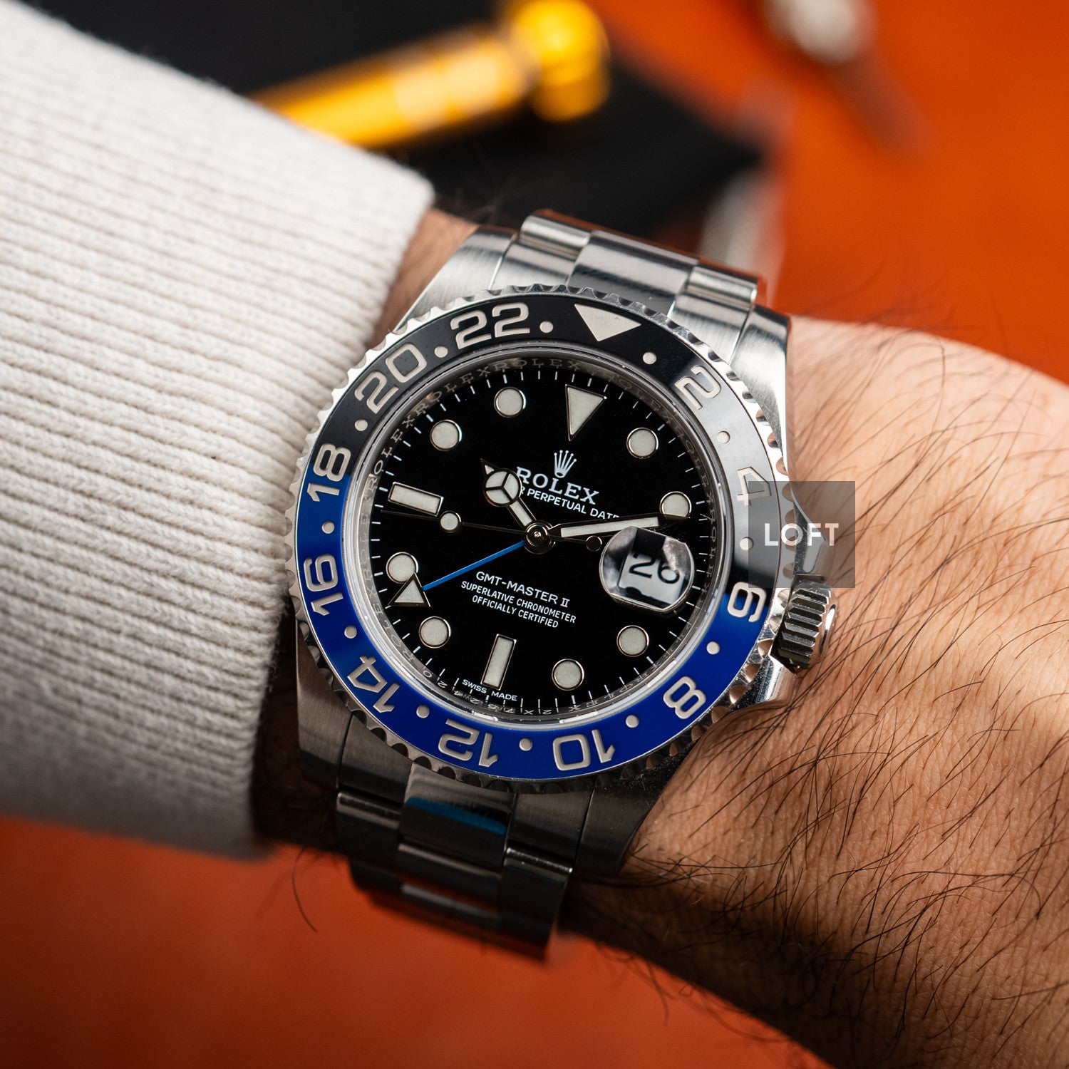 Rolex GMT-Master II 116710 Batman Oyster Bracelet 40 mm