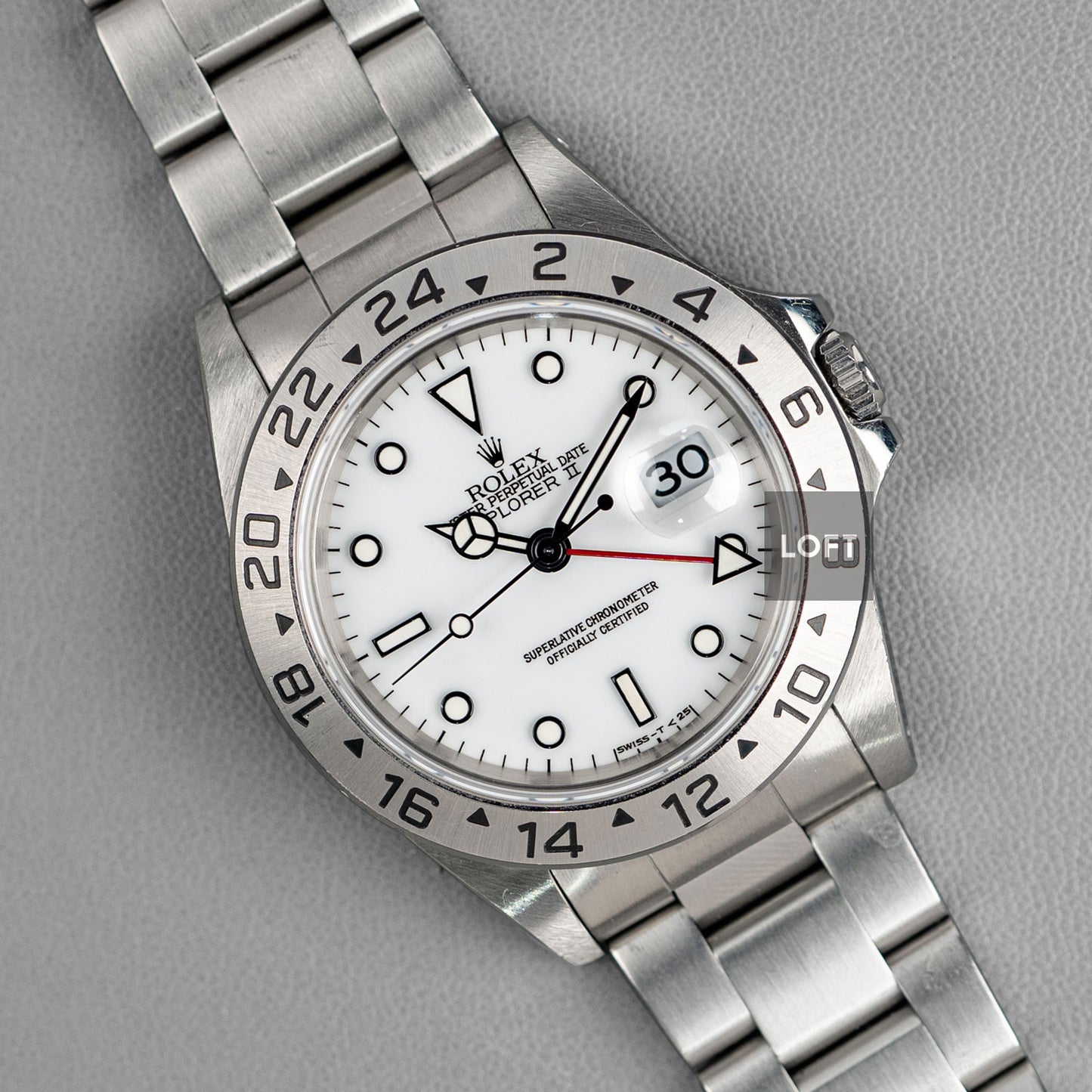 Rolex Explorer II 16570 GMT Polar Dial 40 mm