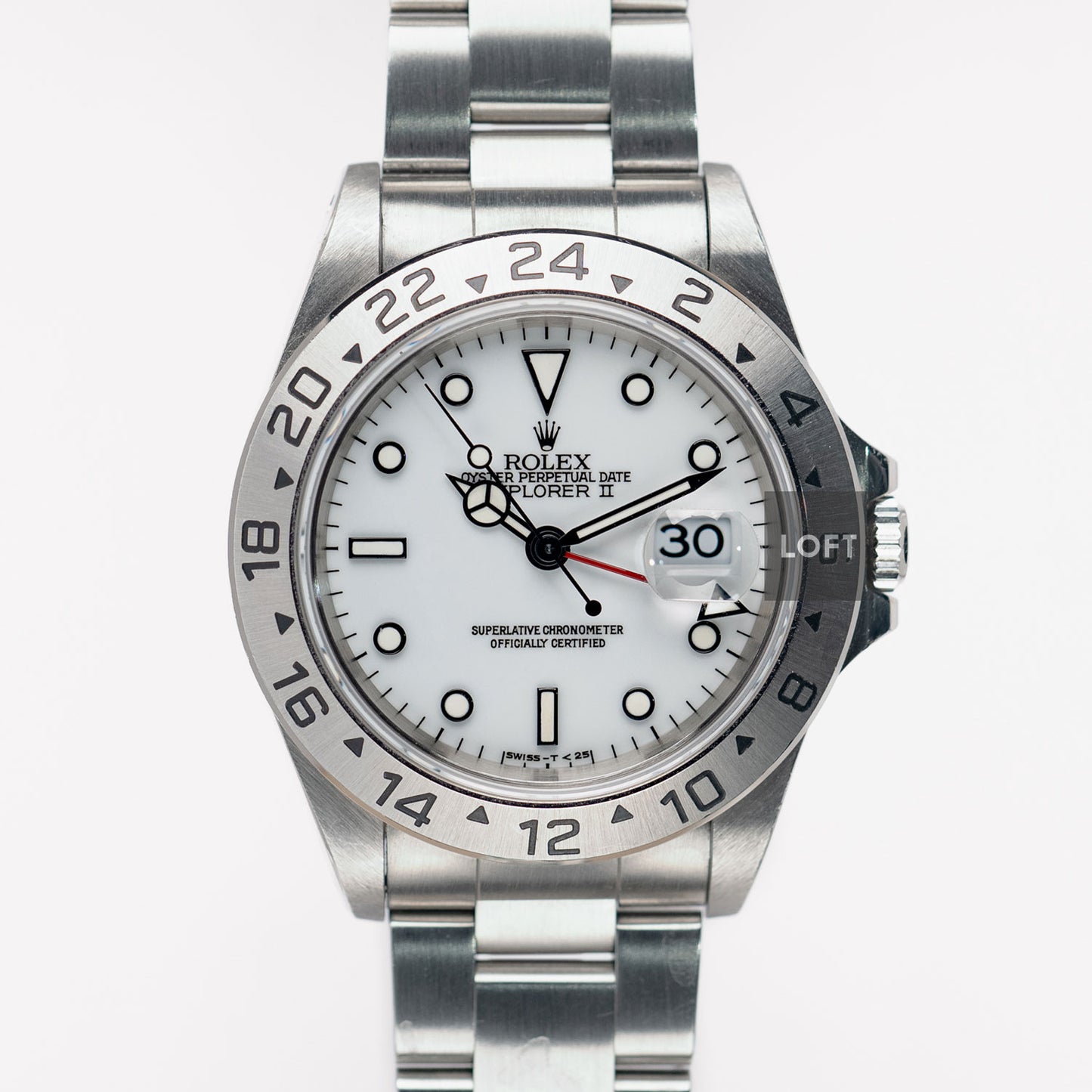 Rolex Explorer II 16570 GMT Polar Dial 40 mm