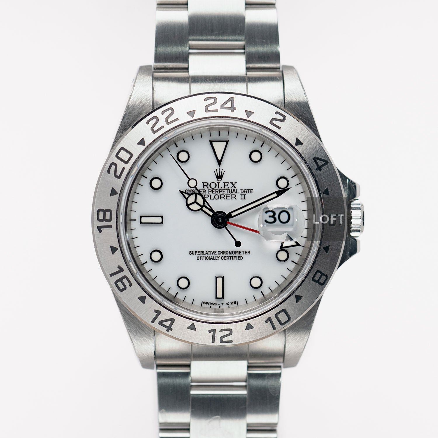 Rolex Explorer II 16570 GMT Polar Dial 40 mm