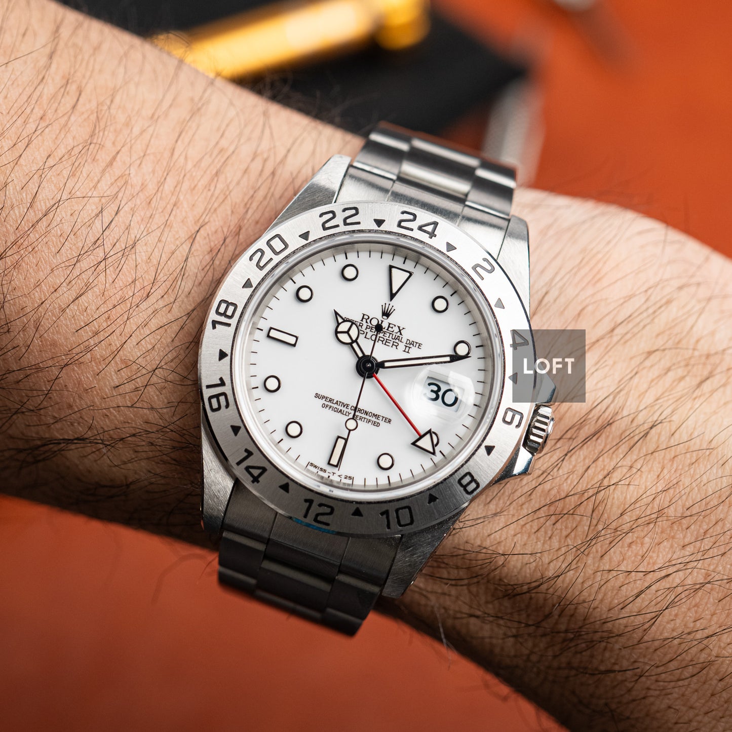 Rolex Explorer II 16570 GMT Polar Dial 40 mm