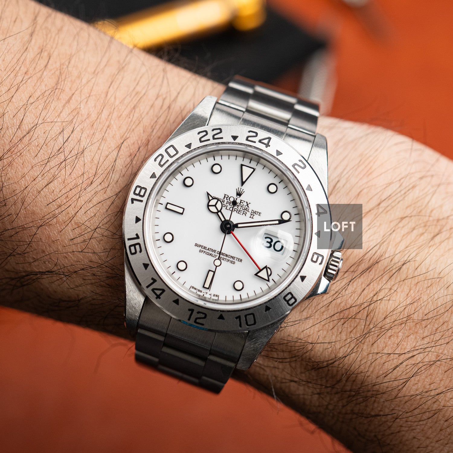 Rolex Explorer II 16570 GMT Polar Dial 40 mm