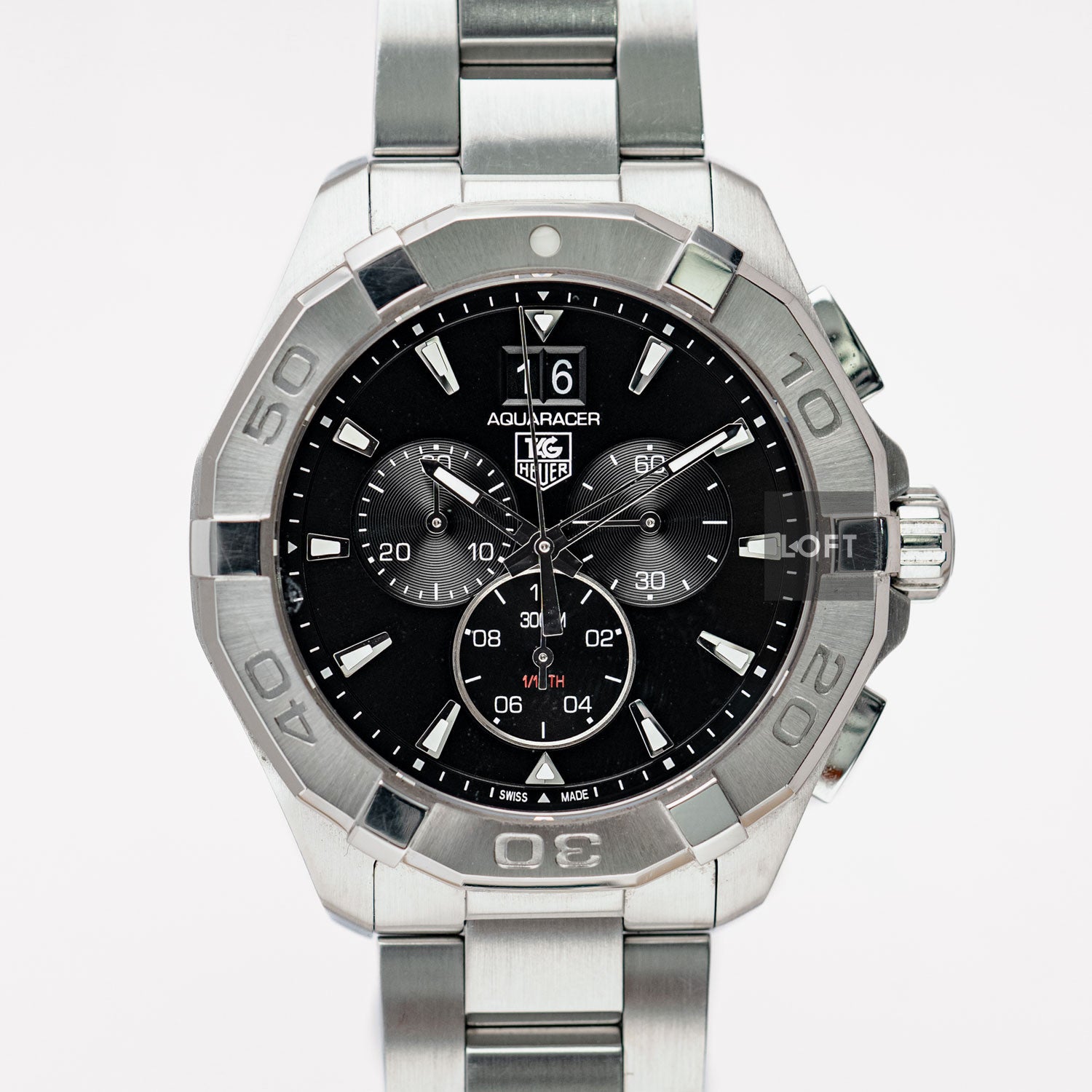 TAG Heuer Aquaracer Quartz Chronograph Big Date 43 mm