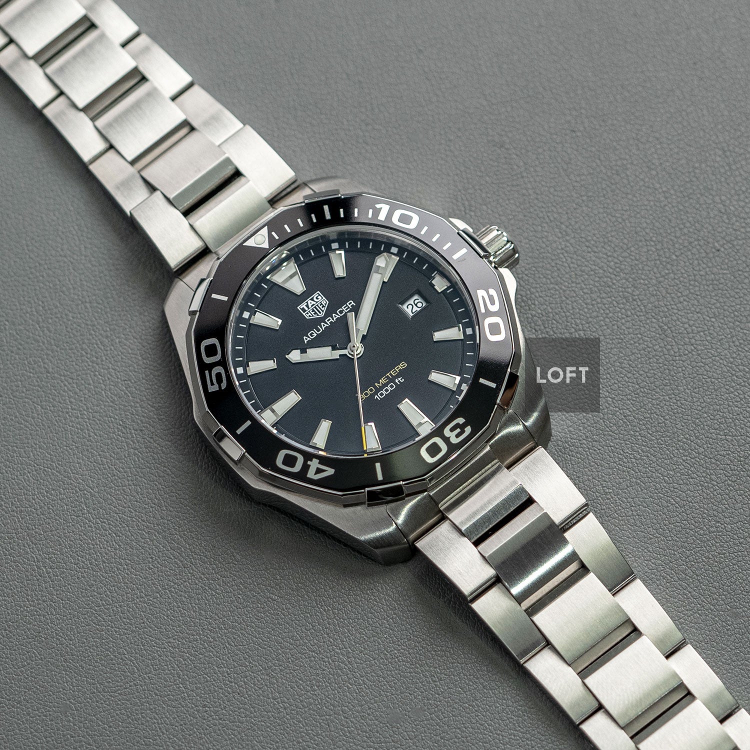 TAG Heuer Aquaracer 300M Quartz Black Dial 43 mm – LOFT