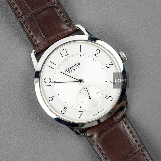 Hermes Slim D'Hermes Automatic Silver Dial 39,5 mm