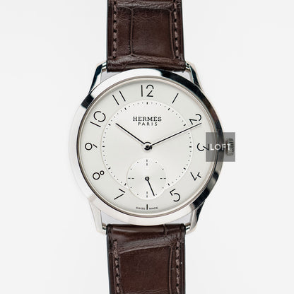 Hermes Slim D'Hermes Automatic Silver Dial 39,5 mm