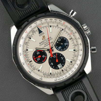 Breitling Chrono-Matic Chronograph Silver Dial 49mm