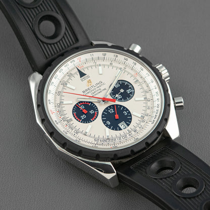 Breitling Chrono-Matic Chronograph Silver Dial 49mm