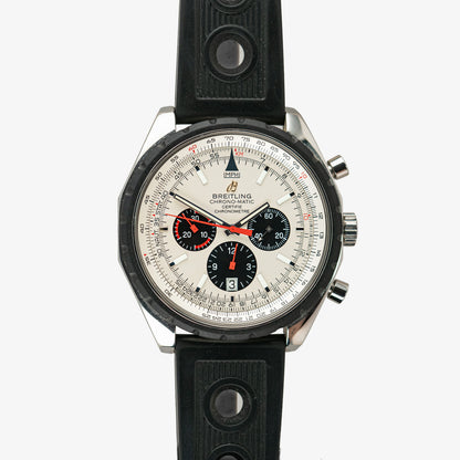 Breitling Chrono-Matic Chronograph Silver Dial 49mm