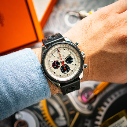 Breitling Chrono-Matic Chronograph Silver Dial 49mm