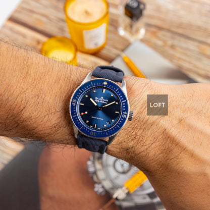 Blancpain Bathyscaphe Automatic Blue Dial 38 mm
